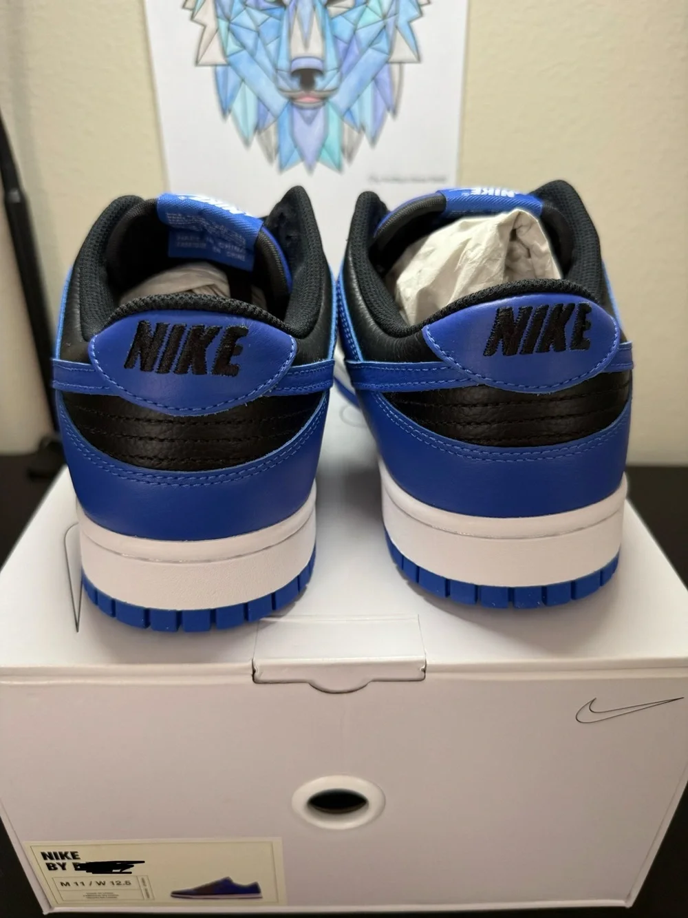 New Men’s Size 11 “Nike by You” Dunk Low